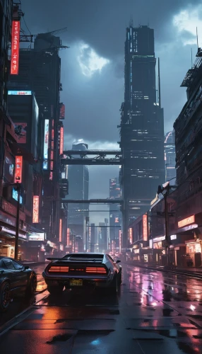 cyberpunk,shanghai,metropolis,harbour city,futuristic landscape,shinjuku,dystopian,kowloon,cityscape,tokyo city,black city,chongqing,futuristic,bangkok,hong kong,destroyed city,detroit,street canyon,city at night,racing road,Photography,General,Realistic