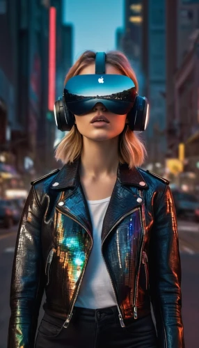 vr,vr headset,oculus,futuristic,virtual reality headset,women in technology,virtual reality,cyberpunk,technology of the future,gizmodo,tech news,tech trends,virtual world,virtual,virtual identity,wearables,face the future,visor,3d man,cyber glasses