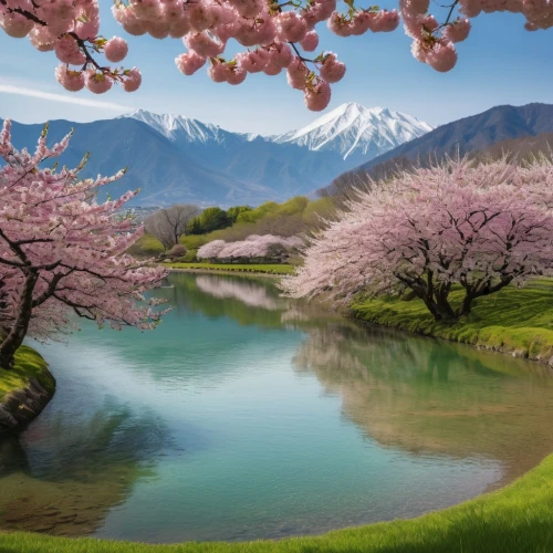 japanese cherry trees,japanese cherry blossoms,beautiful japan,japan landscape,japanese cherry blossom,japanese sakura background,cherry blossom japanese,cherry blossom tree,spring in japan,sakura trees,japanese floral background,the cherry blossoms,cherry blossoms,japanese mountains,cherry trees,sakura tree,spring blossom,takato cherry blossoms,blossom tree,sakura cherry tree,Photography,General,Natural
