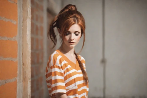 redhead doll,clary,girl walking away,cinnamon girl,redhair,redheaded,girl in a long,clementine,girl in t-shirt,red-haired,redheads,lindsey stirling,worried girl,young woman,redhead,red head,vintage girl,clove,photo session in torn clothes,the girl at the station,Photography,Natural