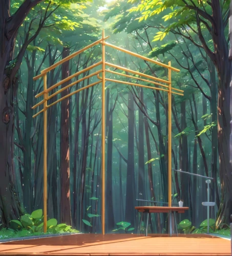 forest background,forest chapel,torii,japanese shrine,house in the forest,bamboo forest,bamboo frame,forest,bamboo curtain,shrine,gazebo,forest workplace,backgrounds,the forest,wooden mockup,forest landscape,wooden bench,bench,stage curtain,in the forest,Anime,Anime,Traditional