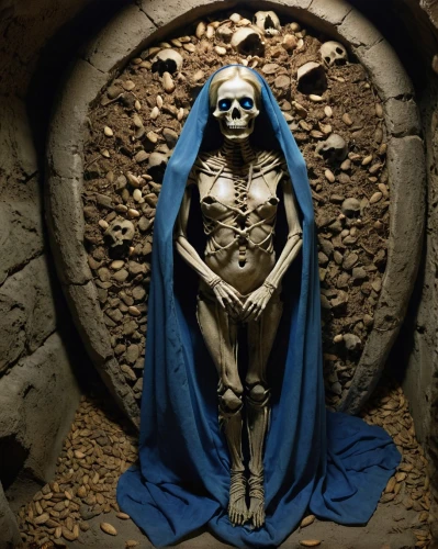 crypt,catacombs,dance of death,memento mori,tomb figure,vintage skeleton,skeleltt,day of the dead frame,cementerio de colòn,skull statue,human skeleton,tomb,the prophet mary,skeleton,calavera,hathseput mortuary,angel of death,pietà,sepulchre,grave jewelry,Photography,Artistic Photography,Artistic Photography 14