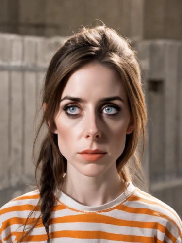 orange,mascara,zombie,orange eyes,big eyes,mime,mime artist,hd,eyebrow,striped background,eyebrows,british actress,stressed woman,worried girl,the girl's face,women's eyes,tumblr icon,her,tee,hollywood actress,Photography,Natural