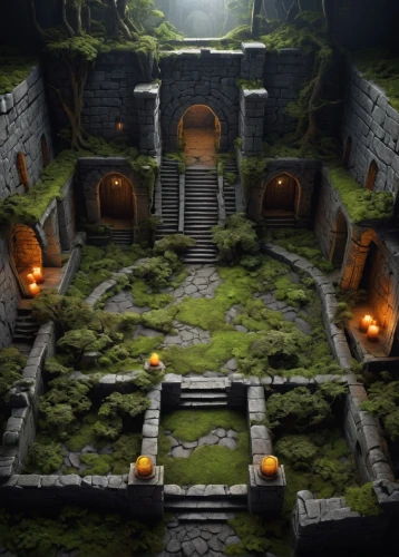 dungeon,dungeons,catacombs,labyrinth,collected game assets,mausoleum ruins,ancient city,hall of the fallen,3d render,ancient house,wishing well,basement,crypt,android game,burial chamber,witch's house,3d mockup,development concept,the mystical path,3d fantasy,Illustration,Abstract Fantasy,Abstract Fantasy 21