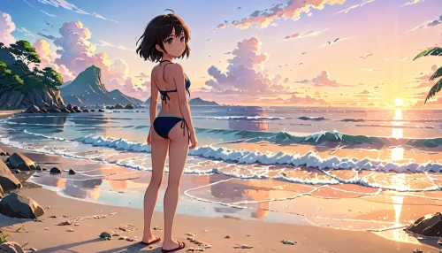 summer background,dream beach,beach background,summer day,sea beach-marigold,summer,beach scenery,background image,background images,sun and sea,ocean,anime 3d,paradise beach,in the summer,sea-shore,beautiful beach,sanya,landscape background,summer feeling,honolulu,Anime,Anime,Realistic