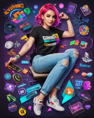 twitch icon,twitch logo,streamer,gamer,silphie,twitch,girl at the computer,youtube icon,the community manager,dj,computer freak,emojicon,spotify icon,rockabella,gamer zone,tiktok icon,phone icon,colorful background,ammo,ceo,Unique,Design,Infographics