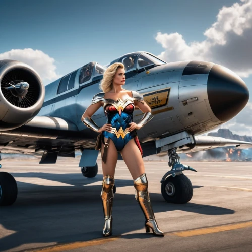 wonderwoman,super woman,super heroine,wonder woman,wonder woman city,captain marvel,super hero,flight attendant,wonder,woman power,retro women,captain p 2-5,retro woman,supersonic fighter,blue angels,stewardess,superhero,sprint woman,avenger,lady honor,Photography,General,Sci-Fi