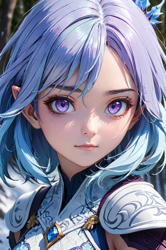 violet head elf,elf,winterblueher,fae,aqua,lavendar,monsoon banner,elza,meteora,pupils,luka,scandia gnome,vanessa (butterfly),luna,male elf,alm,portrait background,heterochromia,twitch icon,precious lilac,Anime,Anime,Realistic