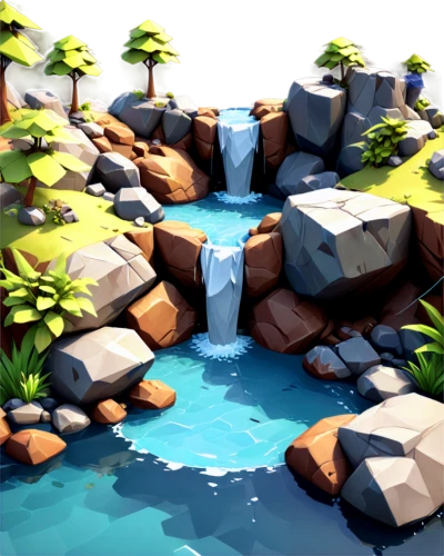 a small waterfall,water scape,waterfall,underwater oasis,water fall,waterfalls,water falls,wasserfall,ravine,lagoon,islands,water spring,waterscape,tropical island,floating islands,mountain spring,cliffs,landscape background,island,island suspended,Unique,3D,Low Poly