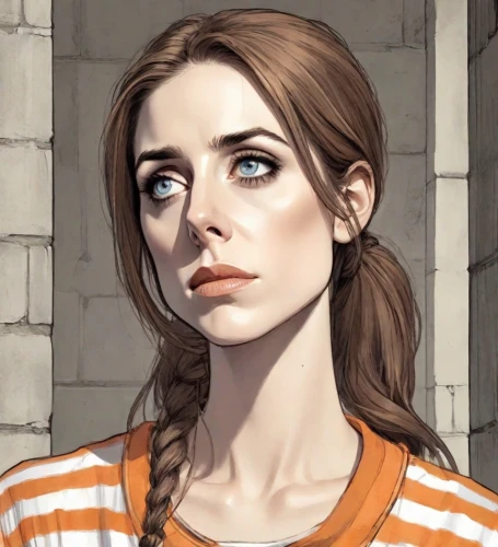 worried girl,vanessa (butterfly),clementine,the girl's face,portrait of a girl,girl portrait,lori,she,nora,young woman,cinnamon girl,isabel,her,sad woman,worried,lena,stressed woman,fay,orange,the girl,Digital Art,Comic