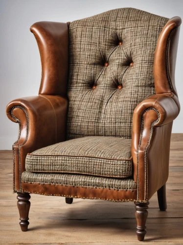 wing chair,armchair,antique furniture,upholstery,windsor chair,settee,embossed rosewood,chair png,slipcover,recliner,danish furniture,chaise longue,seating furniture,club chair,loveseat,brown fabric,rocking chair,chair,old chair,chaise lounge,Photography,General,Realistic