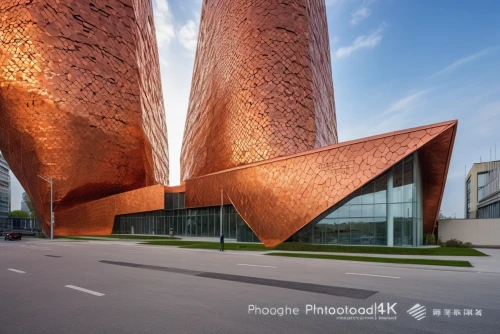 corten steel,copper rock pear,soumaya museum,propeller,united propeller,facade panels,roof tile,copper,futuristic architecture,honeycomb structure,pudong,new building,building honeycomb,property exhibition,hongdan center,glass facade,metal cladding,copper tape,school design,roof structures,Photography,General,Realistic