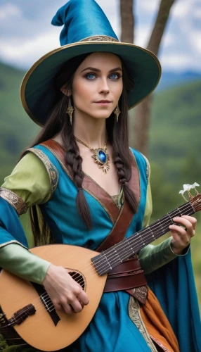 celtic woman,folk music,balalaika,art bard,celtic queen,celtic harp,bard,elven,bluegrass,dulcimer herb,folk instrument,cavaquinho,violin woman,dulcimer,celtic festival,folk costume,bodhrán,hipparchia,music fantasy,fantasy woman,Photography,General,Realistic