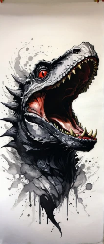 painted dragon,black dragon,venom,gator,alligator,crocodile,dinokonda,crocodile eye,dragon design,draconic,basilisk,wyrm,dragon li,rex,thunder snake,venomous,dragon,snakehead,game illustration,muggar crocodile,Conceptual Art,Fantasy,Fantasy 03