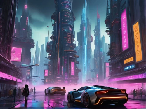 futuristic landscape,futuristic,futuristic car,cyberpunk,metropolis,dystopian,sci-fi,sci - fi,scifi,concept art,futuristic architecture,dystopia,audi e-tron,sci fi,cityscape,sci fiction illustration,fantasy city,i8,cg artwork,electric mobility,Conceptual Art,Daily,Daily 35