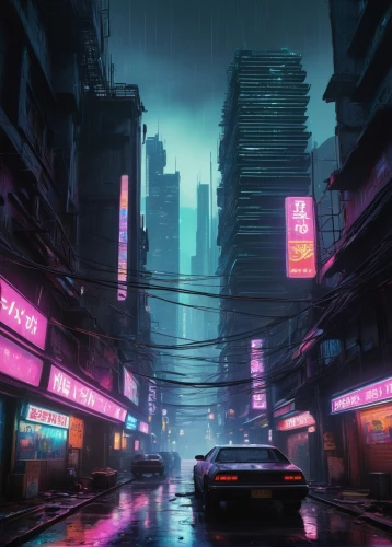 cyberpunk,kowloon,shinjuku,shanghai,hong kong,cityscape,taipei,futuristic landscape,tokyo city,kowloon city,tokyo,alleyway,colorful city,hanoi,hk,world digital painting,harbour city,vapor,dystopian,fantasy city,Conceptual Art,Daily,Daily 16