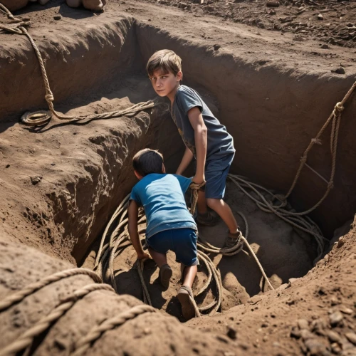 archaeological dig,excavation,excavation work,excavation site,children playing,roman excavation,digging equipment,mud village,adventure playground,clay soil,mud wall,digging,building sand castles,obstacle race,mud wrestling,sandpit,buried,sandbox,children play,dig a hole