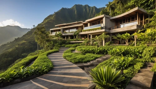 uluwatu,moorea,napali,tropical greens,house in mountains,house in the mountains,tropical house,eco hotel,hawaii,kauai,terraced,terraces,rice terrace,bali,machu pi,peru,peru i,moc chau tea hills,machu,tigers nest,Photography,General,Realistic