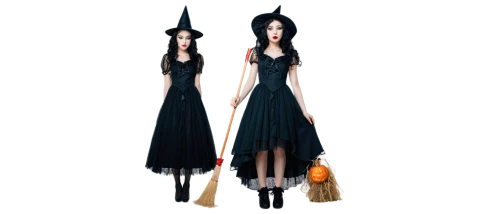 gothic dress,gothic fashion,fashion dolls,witches,designer dolls,witches' hats,witch broom,halloween witch,witch hat,dress walk black,leg dresses,black dresses,gothic style,halloween costumes,witch house,halloween vector character,fashion illustration,dress doll,witch,costume accessory,Illustration,Japanese style,Japanese Style 04