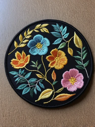 embroidered flowers,water lily plate,decorative plate,vintage embroidery,floral ornament,flower painting,embroidery,wooden plate,serving tray,embroidered leaves,hands holding plate,floral rangoli,salad plate,wall plate,felt flower,vintage dishes,enamelled,vintage china,sewing button,floral and bird frame,Illustration,Black and White,Black and White 10