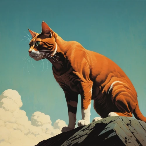 red cat,red tabby,firestar,toyger,the cat,abyssinian,bengal,red whiskered bulbull,breed cat,the sphinx,cat image,felidae,ginger cat,cat,a tiger,tiger,mountain lion,tiger cat,wild cat,big cat,Conceptual Art,Sci-Fi,Sci-Fi 17