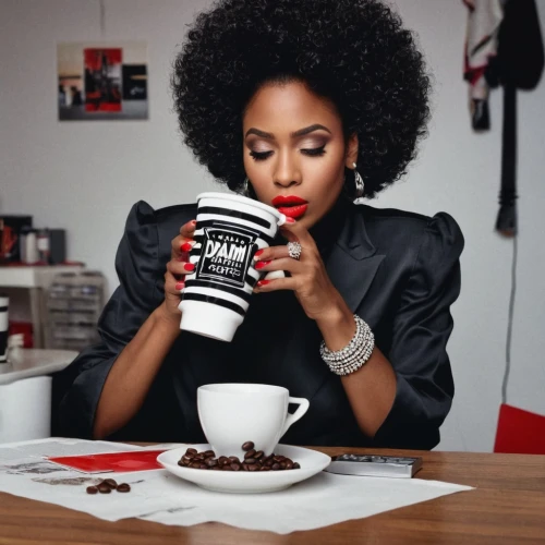 woman drinking coffee,instant coffee,black coffee,tea,cup of cocoa,pouring tea,black woman,tea drinking,diet icon,french press,holding cup,mug,coffee can,sip,drinking coffee,black tea,hot chocolate,mocha,afroamerican,cups of coffee,Photography,Fashion Photography,Fashion Photography 11