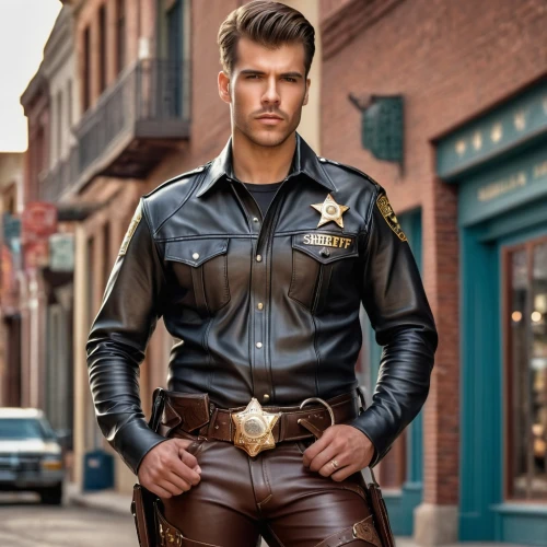sheriff,a motorcycle police officer,sheriff car,officer,police uniforms,biker,leather,motorcyclist,police officer,harley davidson,leather jacket,harley-davidson,gunfighter,leather texture,policeman,holster,wild west,black leather,traffic cop,cowboy,Photography,General,Natural