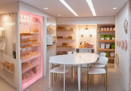 ice cream shop,kitchen shop,pâtisserie,pantry,cosmetics counter,pastry shop,cake shop,soap shop,bakery,kitchenette,frozen yogurt,ice cream bar,candy bar,bakery products,coffeetogo,watercolor tea shop,coconut bar,ice cream parlor,doll kitchen,ovitt store,Photography,General,Realistic