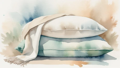 blue pillow,watercolor baby items,bed linen,duvet cover,laundress,watercolor seashells,comforter,linens,swaddle,duvet,blanket,bedding,linen,watercolor background,slipcover,rolls of fabric,linen heart,watercolor texture,pillow,mattress pad,Illustration,Paper based,Paper Based 25