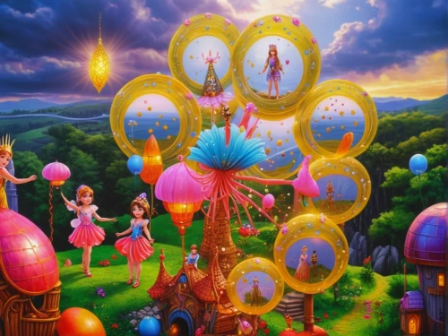 hot-air-balloon-valley-sky,fairy world,fairy village,colorful balloons,fantasy world,hot air balloons,3d fantasy,balloon trip,fairies aloft,fairy forest,fairy lanterns,children's fairy tale,star balloons,shanghai disney,children's background,little girl with balloons,fantasy picture,the little girl's room,dream world,baloons,Photography,General,Realistic