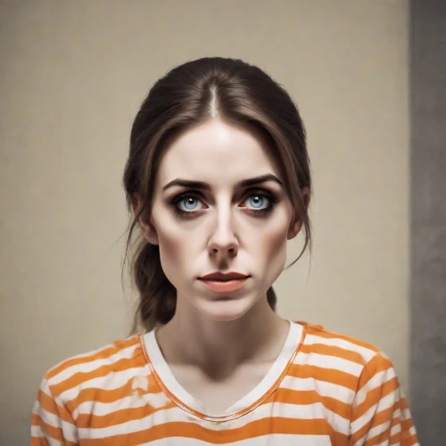 lindsey stirling,big eyes,portrait background,girl in t-shirt,stressed woman,portrait of a girl,worried girl,woman face,woman portrait,the girl's face,british actress,portait,women's eyes,scared woman,girl in a long,bloned portrait,portrait photography,zombie,young woman,depressed woman,Photography,Natural
