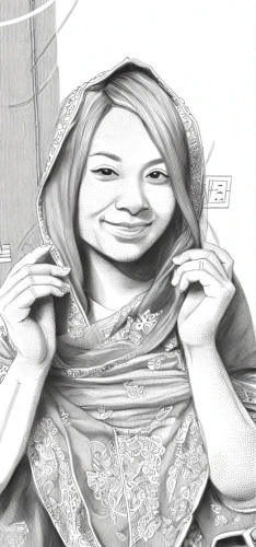 hijaber,hijab,islamic girl,muslim woman,pencil art,caricature,jilbab,pencil drawing,iranian,graphite,a girl's smile,girl drawing,pencil drawings,pencil and paper,burqa,muslima,abaya,girl in cloth,girl with cloth,mehndi,Design Sketch,Design Sketch,Character Sketch