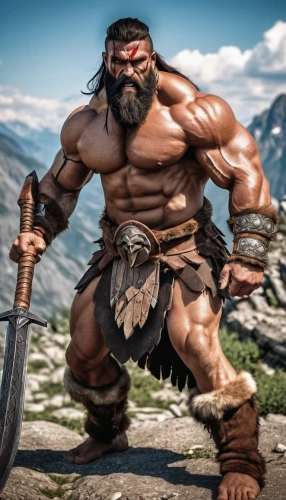 barbarian,dwarf sundheim,neanderthal,dwarf,sparta,viking,dane axe,hercules,grog,orc,male character,wind warrior,cave man,nördlinger ries,warrior east,dwarf cookin,valhalla,minotaur,bordafjordur,fantasy warrior,Photography,General,Realistic