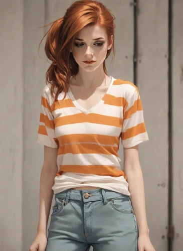 redhead doll,cotton top,in a shirt,girl in t-shirt,orange,redheaded,gap kids,teen,redheads,pumuckl,liberty cotton,orange color,redhair,ginger rodgers,redhead,clary,clementine,orange half,maci,model,Photography,Natural