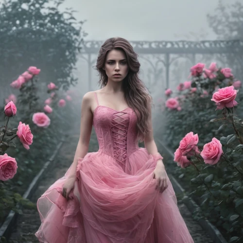 pink roses,rosa 'the fairy,with roses,pink rose,scent of roses,wild roses,landscape rose,peach rose,way of the roses,romantic rose,noble roses,rosa ' the fairy,wild rose,rosebushes,rosa,roses,bella rosa,noble rose,rose,fairy queen,Conceptual Art,Fantasy,Fantasy 33