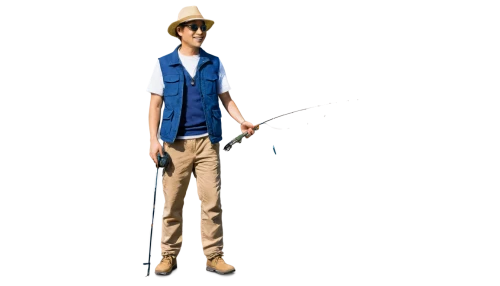 model train figure,blue-collar worker,fishing rod,male character,3d stickman,gardener,male poses for drawing,park staff,3d figure,chimney sweep,3d archery,animated cartoon,park ranger,articulated manikin,advertising figure,tall man,zookeeper,string trimmer,standing man,golfer,Illustration,Japanese style,Japanese Style 11