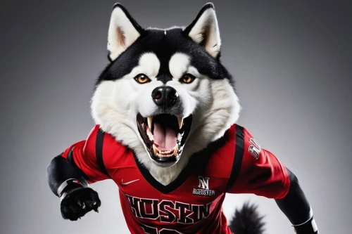 huskies,husky,labrador husky,the mascot,mascot,malamute,dog sports,alaskan malamute,siberian husky,sports jersey,wolfdog,disc dog,northeastern,akbash dog,boomer,sakhalin husky,english bull doge,wildcat,purebred dog,composites,Conceptual Art,Daily,Daily 03