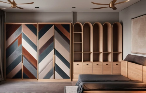 room divider,patterned wood decoration,contemporary decor,modern decor,interior design,interior modern design,walk-in closet,search interior solutions,wooden wall,geometric style,interior decoration,dark cabinetry,wall panel,cabinetry,hinged doors,dark cabinets,storage cabinet,sideboard,metal cabinet,interior decor,Photography,General,Realistic