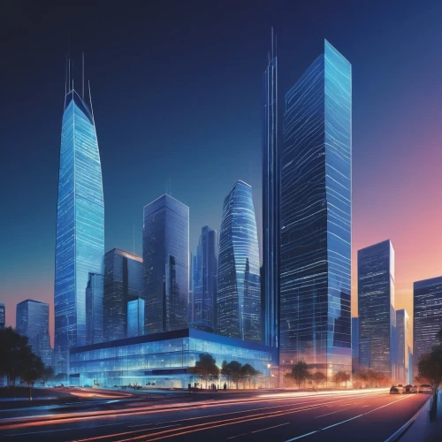 smart city,futuristic architecture,doha,city buildings,tianjin,tallest hotel dubai,urban towers,skyscrapers,tall buildings,business district,dubai,shanghai,international towers,largest hotel in dubai,zhengzhou,buildings,office buildings,nanjing,urban development,city scape,Illustration,American Style,American Style 03