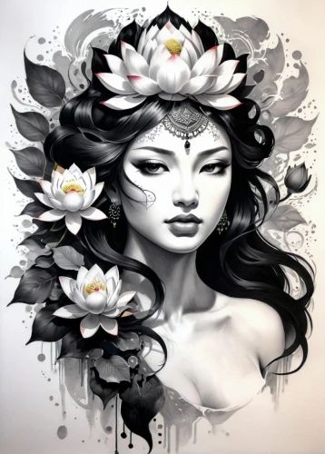 flower painting,rose flower illustration,jasmine blossom,white plumeria,moonflower,lotus art drawing,white blossom,flower wall en,gardenia,flower art,star magnolia,white rose snow queen,white roses,girl in flowers,magnolias,white magnolia,flora,flowers png,flower girl,lotus blossom,Conceptual Art,Fantasy,Fantasy 03