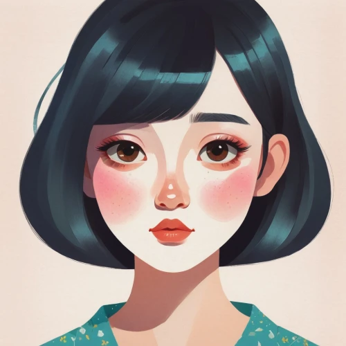 girl portrait,vector girl,digital painting,oriental girl,face portrait,japanese woman,vintage girl,digital illustration,retro girl,soft pastel,digital art,mint blossom,worried girl,study,painter doll,fantasy portrait,mulan,girl drawing,japanese doll,bloned portrait,Illustration,Vector,Vector 08