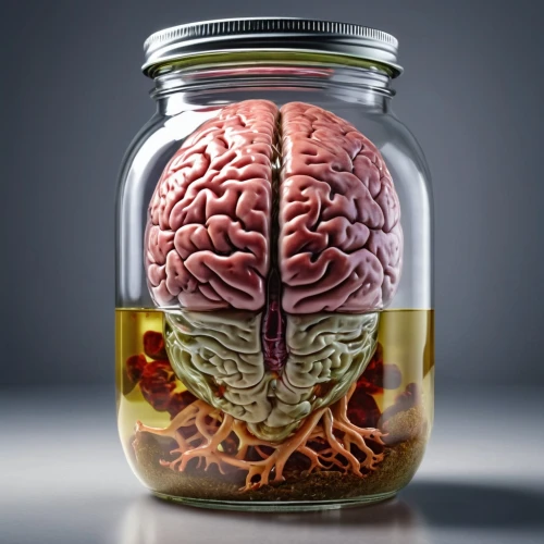 human brain,preserved food,human internal organ,cerebrum,brain structure,jar,brain,anatomical,brain icon,empty jar,glass jar,brainy,mason jar,neural pathways,cognitive psychology,neurology,jars,storage-jar,body-mind,biological,Photography,General,Realistic