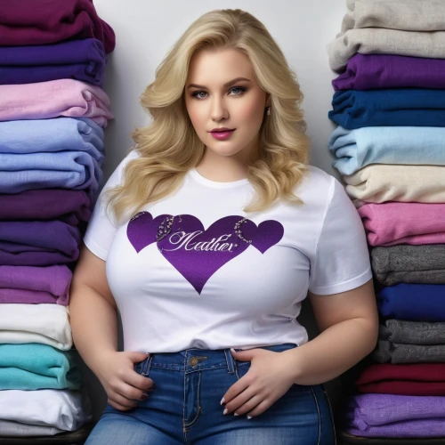 plus-size model,tshirt,heart clothesline,plus-size,love dove,la violetta,hearts 3,product photos,heart candy,women's closet,lisaswardrobe,premium shirt,tee,valentine's day discount,plus-sized,heart give away,t-shirts,purple background,t shirts,advertising clothes,Photography,General,Natural