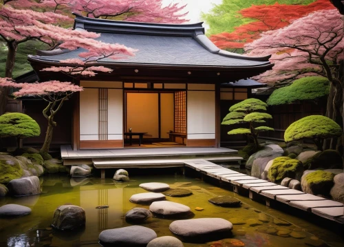 japanese architecture,japanese-style room,japan garden,japanese garden ornament,asian architecture,beautiful japan,japanese garden,ryokan,japanese shrine,kyoto,japanese zen garden,ginkaku-ji,japan landscape,zen garden,japanese art,shinto,nanzen-ji,shinto shrine,ginkaku-ji temple,japanese culture,Art,Classical Oil Painting,Classical Oil Painting 38