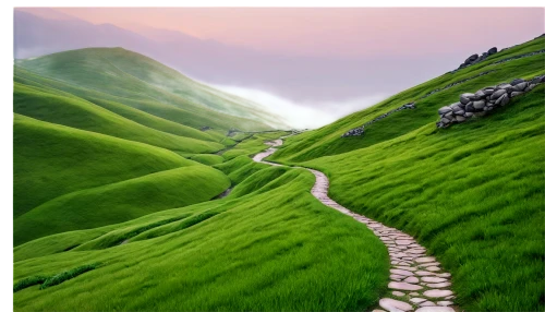 hiking path,the mystical path,landscape background,the path,pathway,green landscape,path,aaa,winding road,winding steps,online path travel,mountainous landscape,the way of nature,wall,beautiful landscape,mountain landscape,road of the impossible,patrol,fantasy landscape,the way,Conceptual Art,Daily,Daily 25