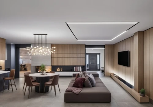 interior modern design,modern room,modern living room,apartment lounge,contemporary decor,modern decor,modern kitchen interior,shared apartment,penthouse apartment,sky apartment,an apartment,livingroom,apartment,ceiling lighting,concrete ceiling,interior design,core renovation,home interior,bonus room,smart home