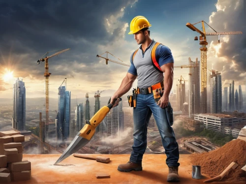 construction worker,builder,construction industry,tradesman,blue-collar worker,electrical contractor,contractor,construction company,bricklayer,construction workers,heavy construction,ironworker,structural engineer,building construction,builders,constructions,construction machine,construct does,construction site,building work,Illustration,Realistic Fantasy,Realistic Fantasy 01