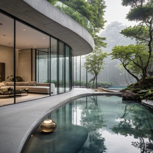 zen garden,japanese zen garden,infinity swimming pool,japanese architecture,ryokan,asian architecture,zen stones,beautiful home,luxury bathroom,pool house,luxury property,private house,roof landscape,south korea,house in mountains,japanese-style room,modern house,japan's three great night views,zen,luxury home interior