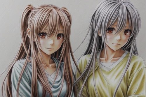 hairstyles,two girls,kotobukiya,wooden figures,doll figures,porcelain dolls,anime 3d,anime japanese clothing,triplet lily,lily family,the long-hair cutter,figurines,long-haired hihuahua,angels,kimonos,female hares,angels of the apocalypse,sisters,in pairs,dolls