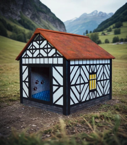 miniature house,mountain hut,alpine hut,little house,wood doghouse,dog house,children's playhouse,a chicken coop,bee house,fairy door,dolls houses,airbnb,fairy house,insect house,small house,wooden hut,house in mountains,bird house,farm hut,house in the mountains,Small Objects,Outdoor,Swiss Landscapes